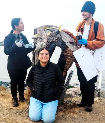 Celebrating success after minus-tide observations on Albany Bulb